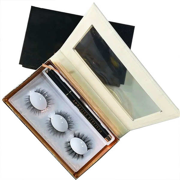 Eyelash Adhesive Pen and Mink Eyelashes Set