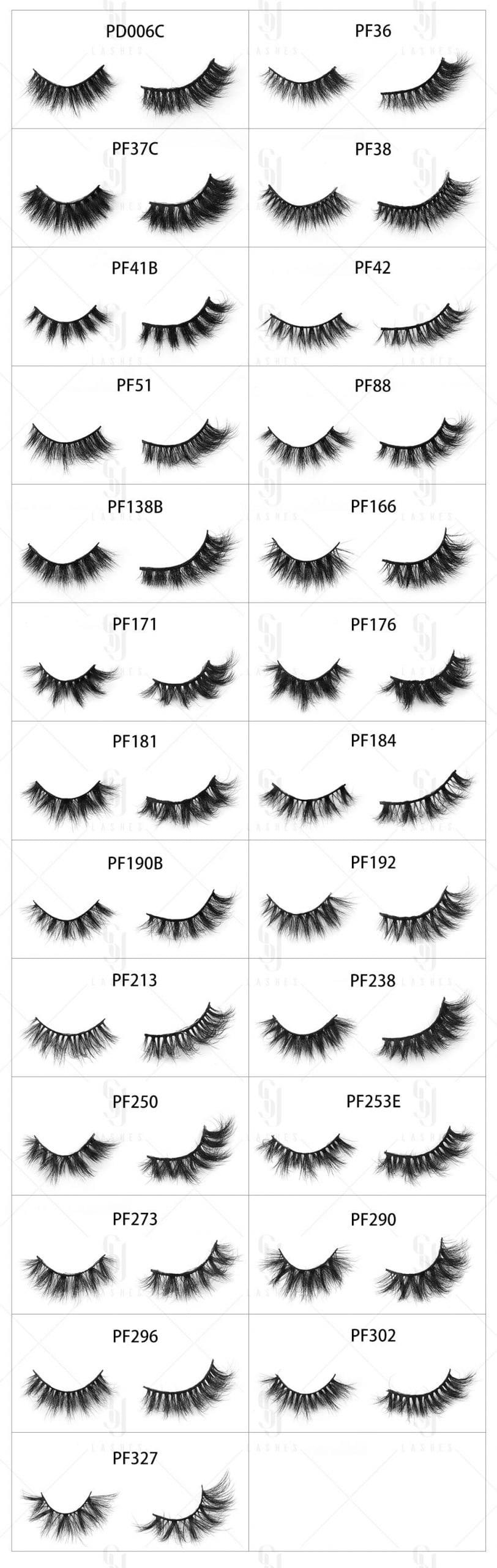 Price is more affordable than mink lashes