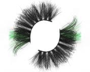 Green False Lashes CM01